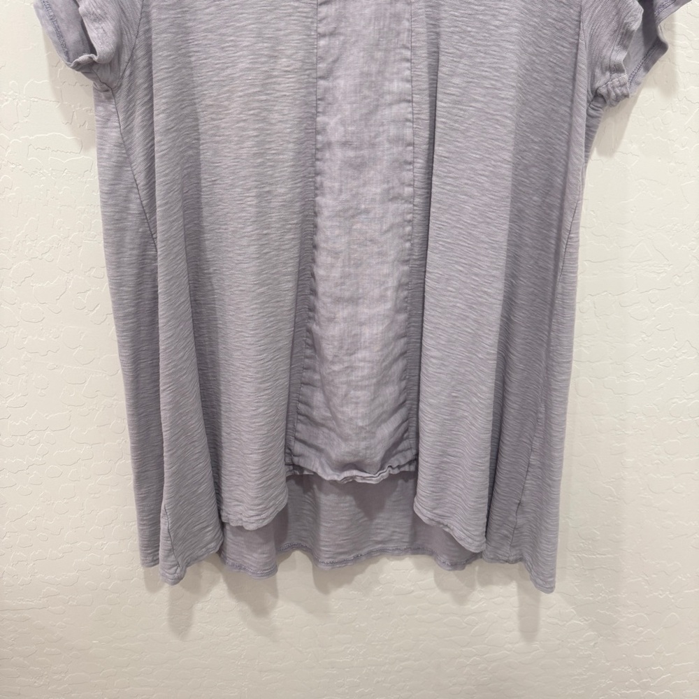 Cut Loose Light Purple Short Sleeve Tee - Picture 3 of 5